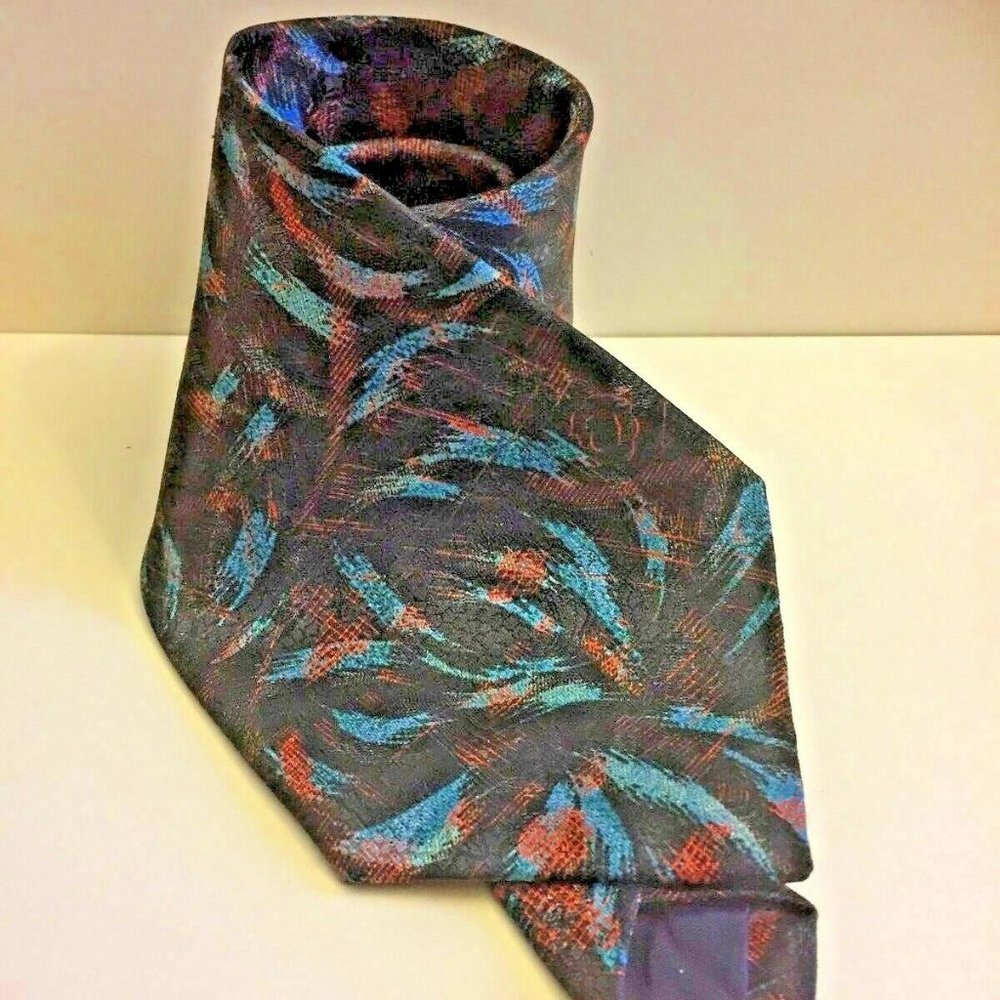 BOSE NEW FASHION ~ Men Hand Made Silk Blend Multi-Color Neck Tie ~ 56" Long
